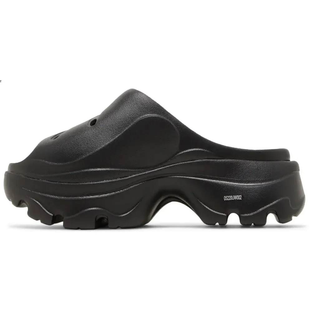 adidas by Stella McCartney GW2050 Triple Black Platform Clogs Women's 10
